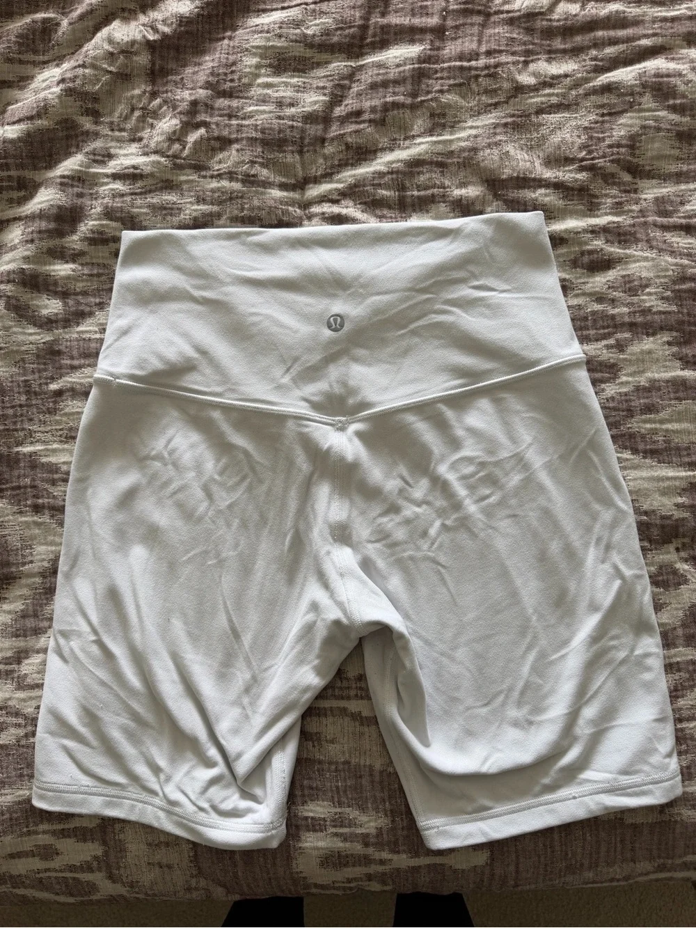 lululemon athletica White High-Rise Bike Shorts